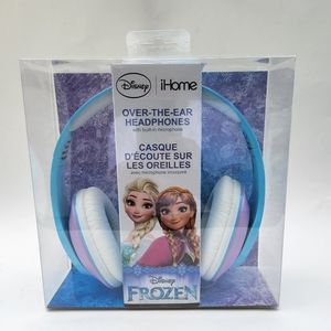 Disney Frozen IHome over the ear headphones built in microphone